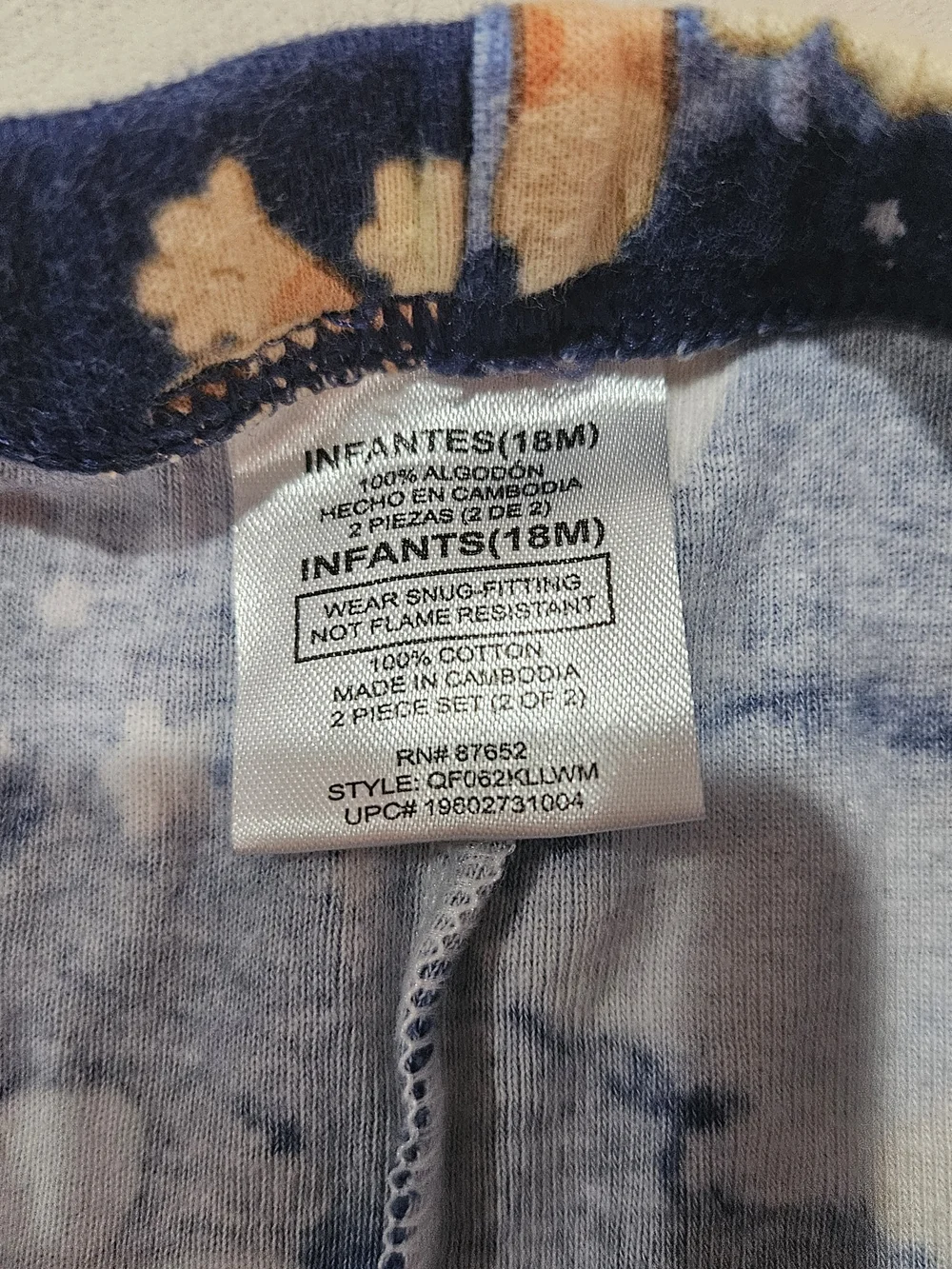 Bluey Navy Pajama Pants - 18 Months